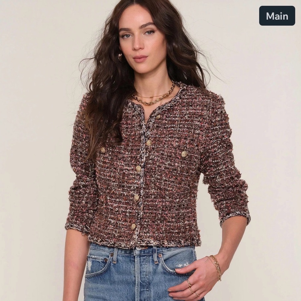 Heartloom Multicolor Tweed Blazer